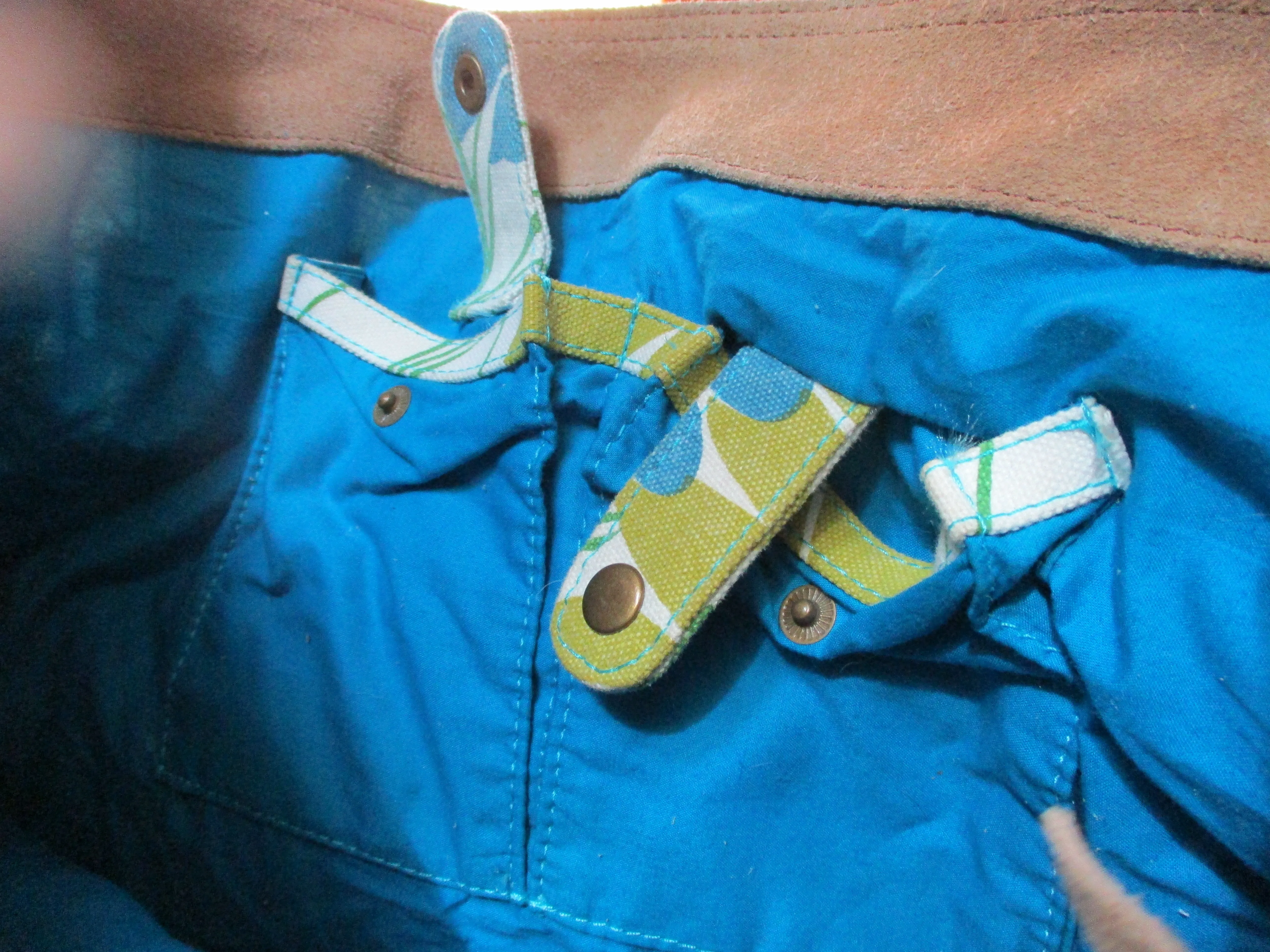 LUCKY BRAND suede leather hobo satchel shoulder bag tote canvas floral blue yellow