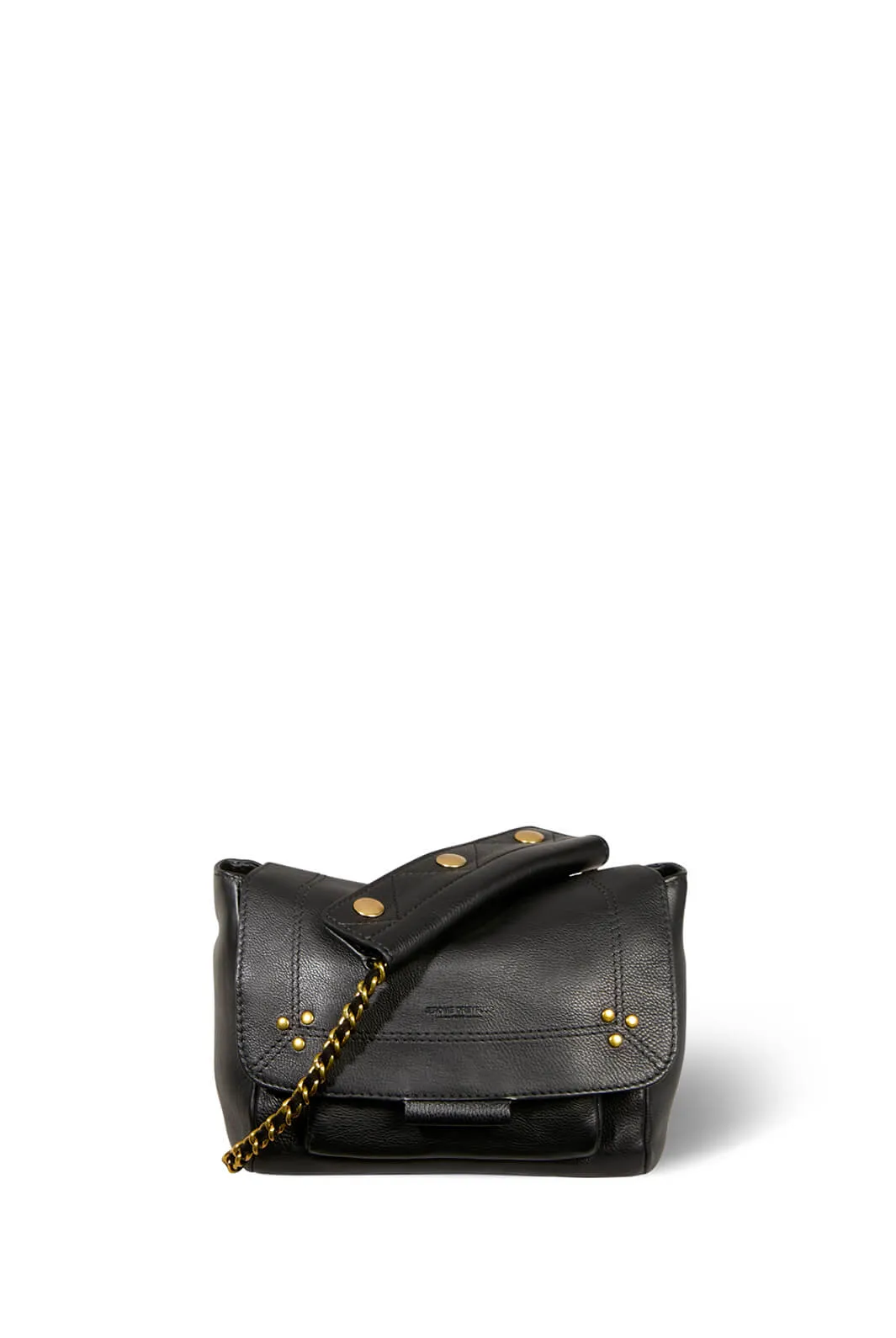Lulu S Noir brass calfskin