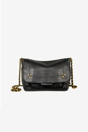 Lulu S Noir brass calfskin