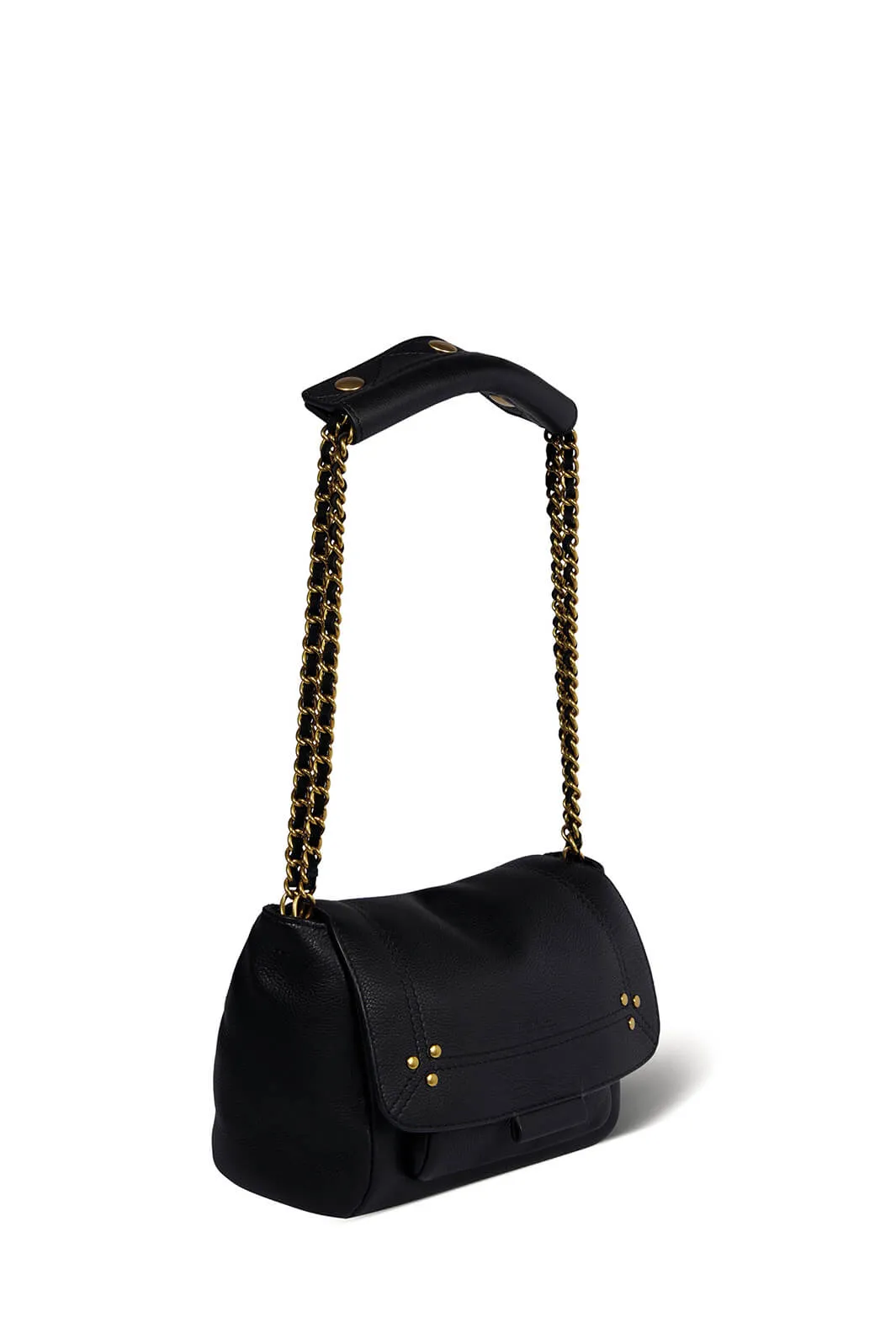 Lulu S Noir brass calfskin