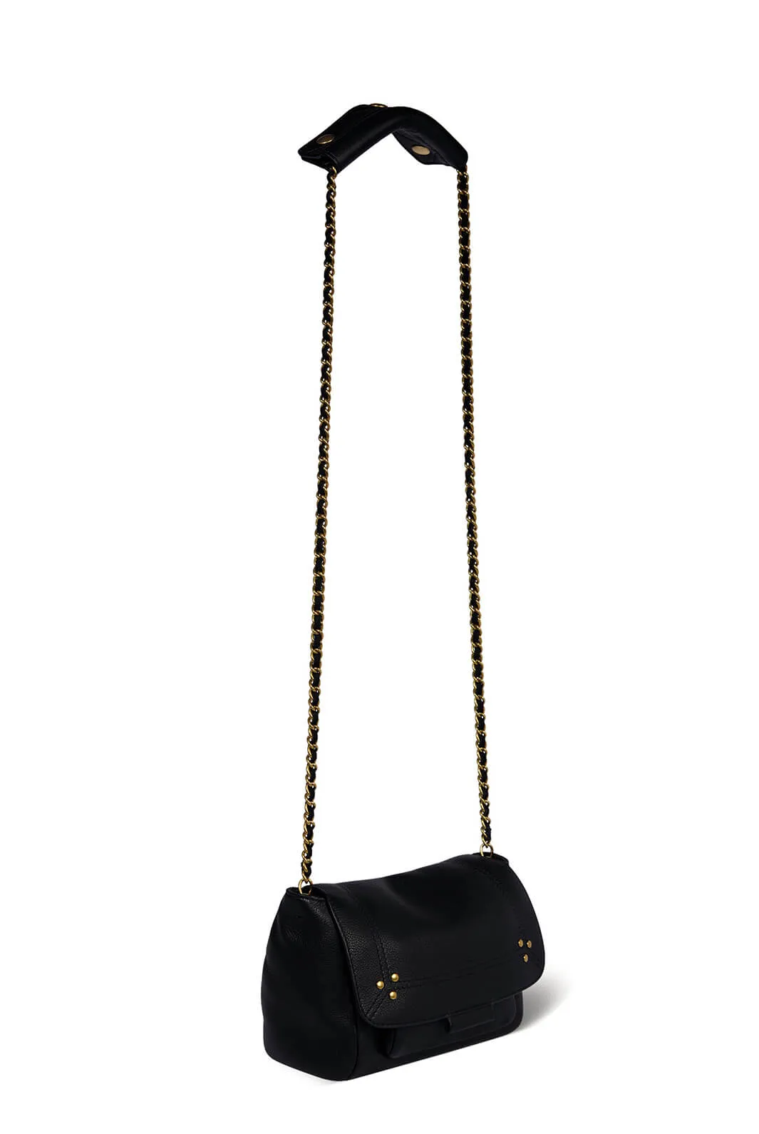 Lulu S Noir brass calfskin
