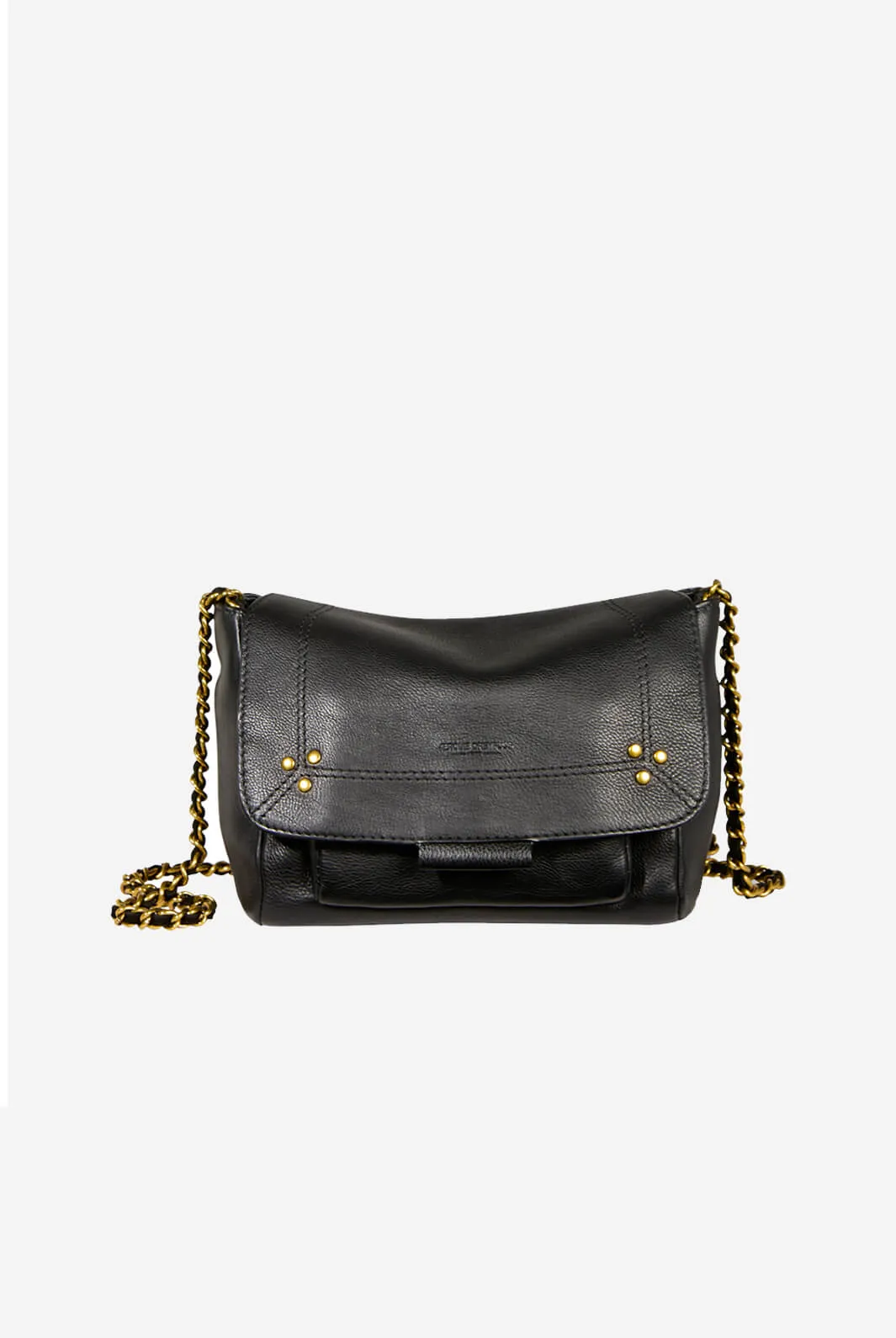 Lulu S Noir brass calfskin