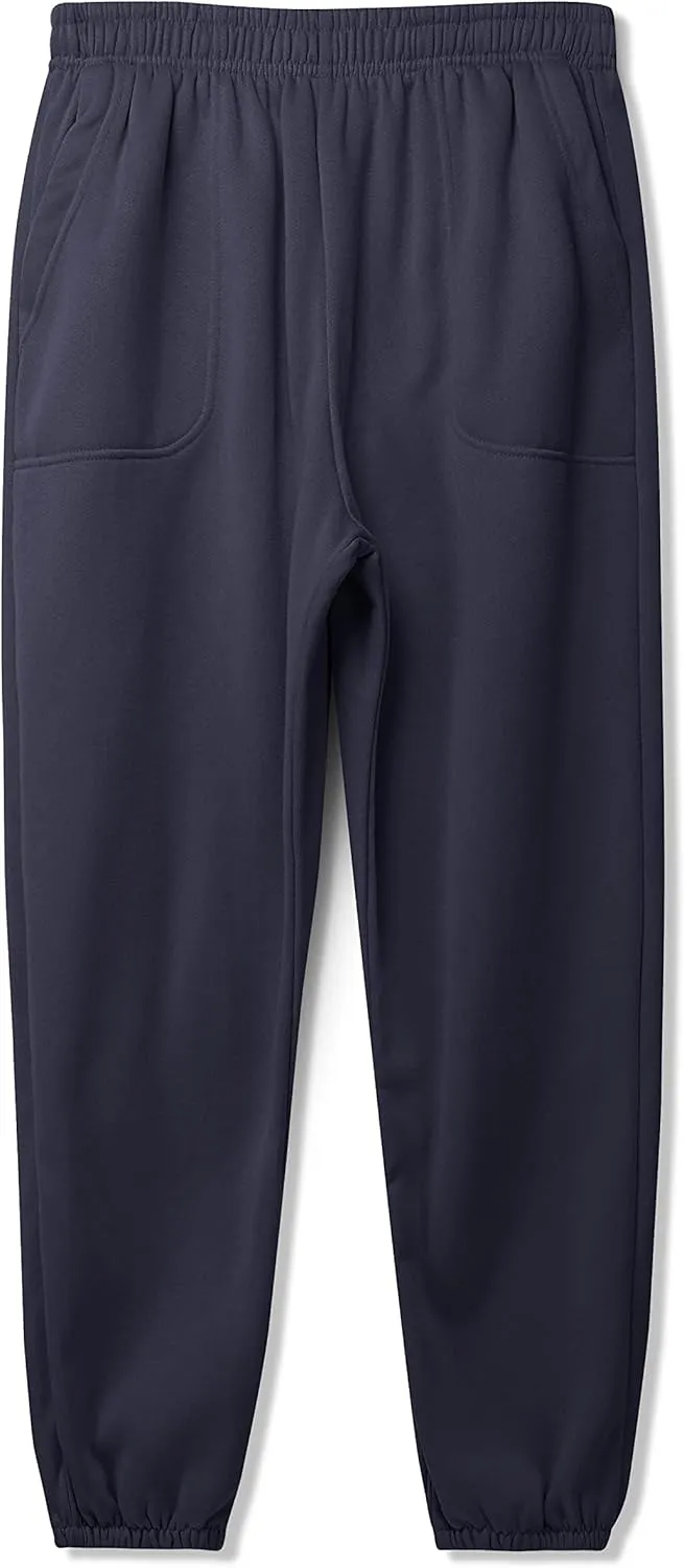 Ma Croix Mens Lightweight Sweatpants with Pockets Elastic Waist Fleece Jogger