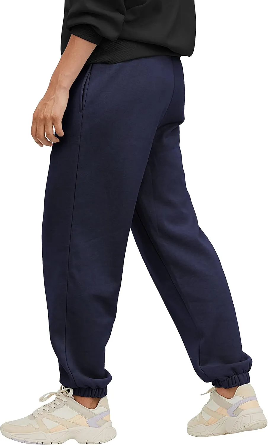 Ma Croix Mens Lightweight Sweatpants with Pockets Elastic Waist Fleece Jogger