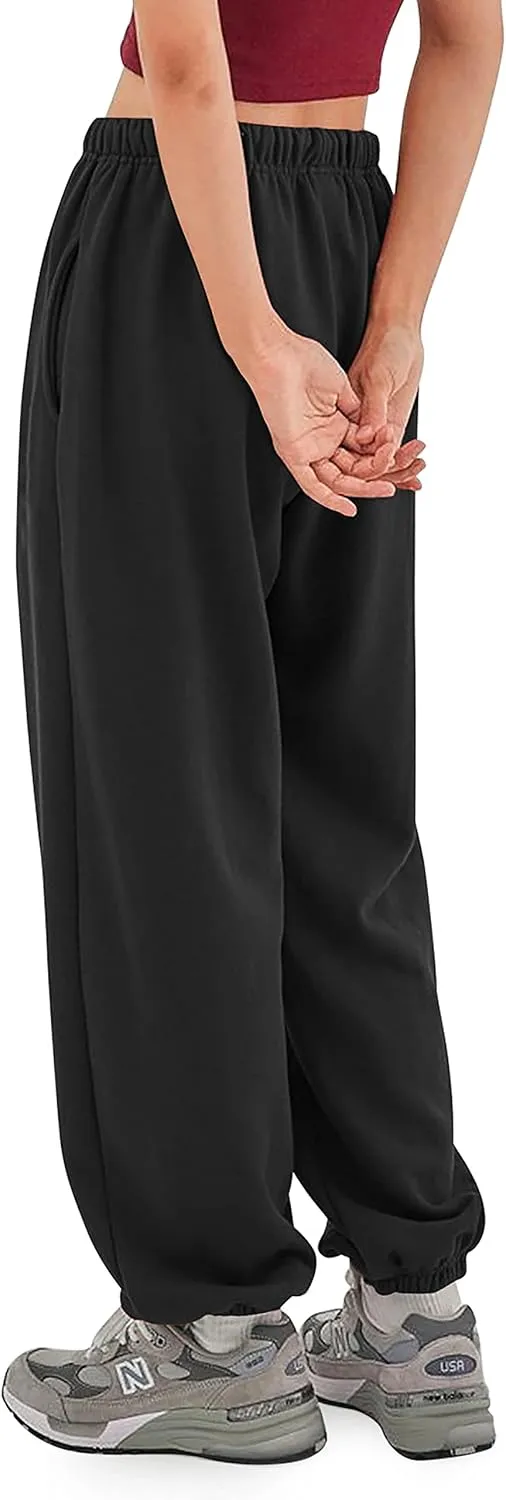 Ma Croix Mens Lightweight Sweatpants with Pockets Elastic Waist Fleece Jogger
