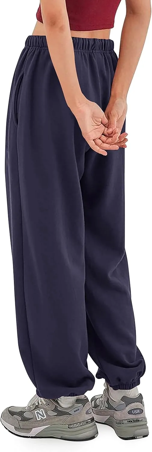 Ma Croix Mens Lightweight Sweatpants with Pockets Elastic Waist Fleece Jogger
