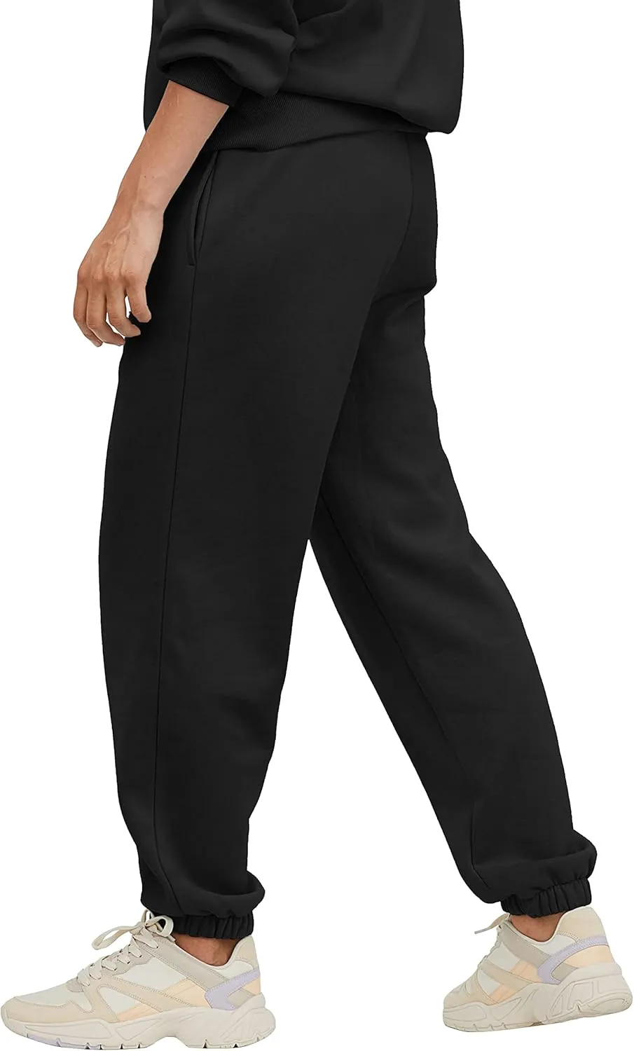 Ma Croix Mens Lightweight Sweatpants with Pockets Elastic Waist Fleece Jogger