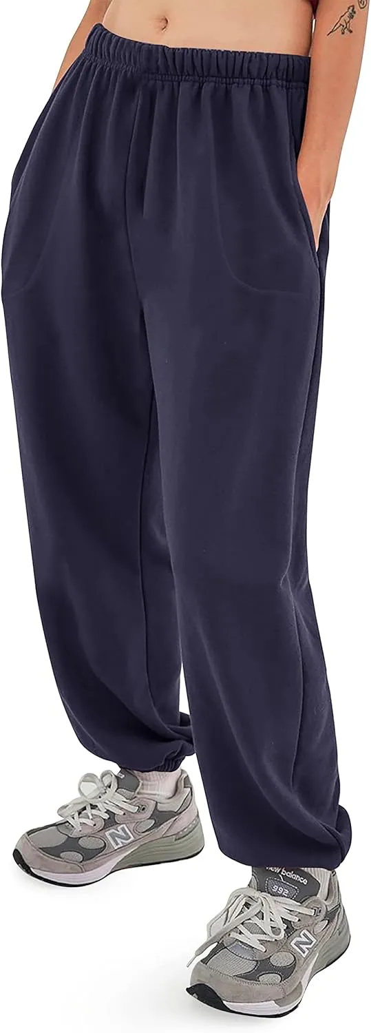 Ma Croix Mens Lightweight Sweatpants with Pockets Elastic Waist Fleece Jogger