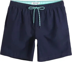maamgic Mens Slim Fit Swim Shorts Swim Trunks 7 inch Quick Dry Mens Bathing Suits with Mesh Lining