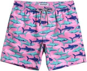 maamgic Mens Slim Fit Swim Shorts Swim Trunks 7 inch Quick Dry Mens Bathing Suits with Mesh Lining