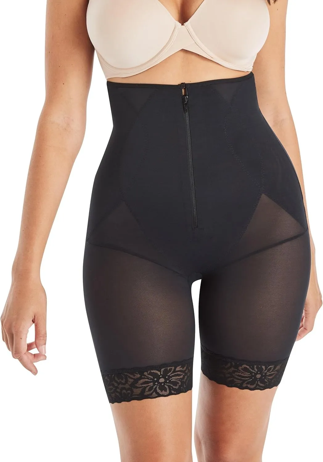 Maidenform Women's Ultra Sculpts Fajas Colombianas, Ultra Firm High Waist Thigh Slimmer Shapewear
