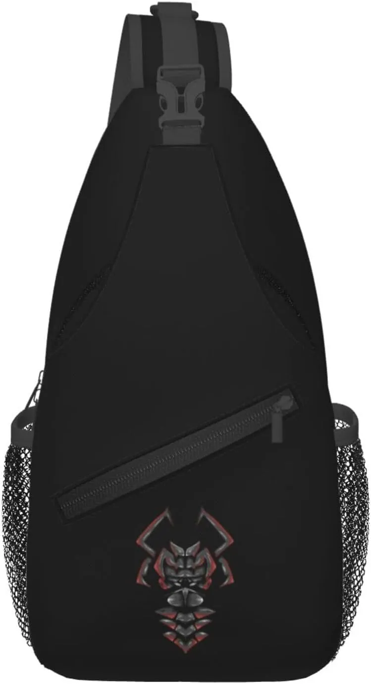 Mask Monster Crossbody Bags For Women Men Chest Backpack Gym Shoulder Bag Travel Outdoor Sports Casual Crossbody Bags