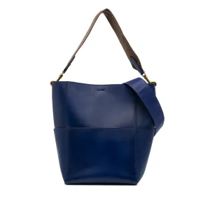 Medium Leather Seau Sangle Bucket Bag