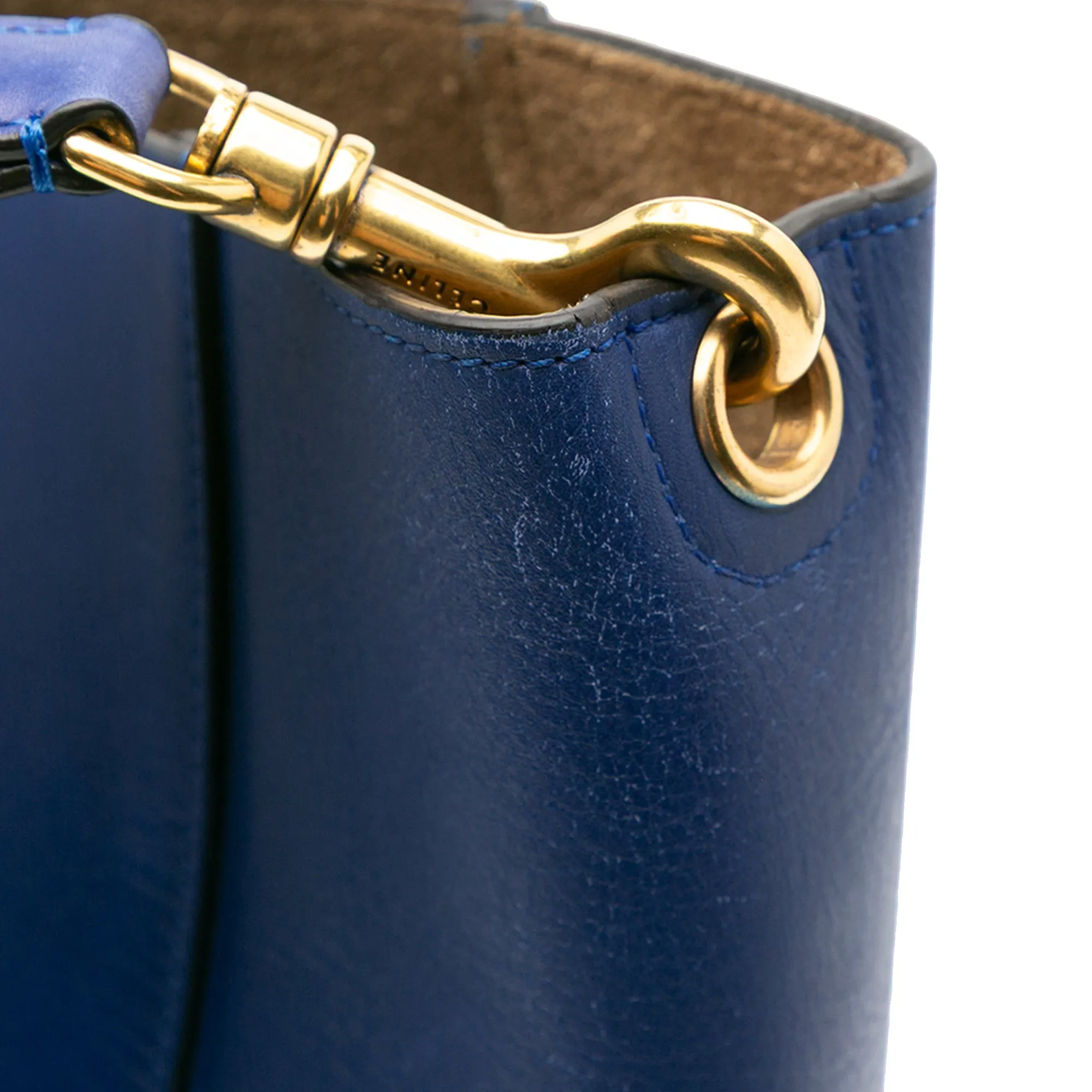 Medium Leather Seau Sangle Bucket Bag