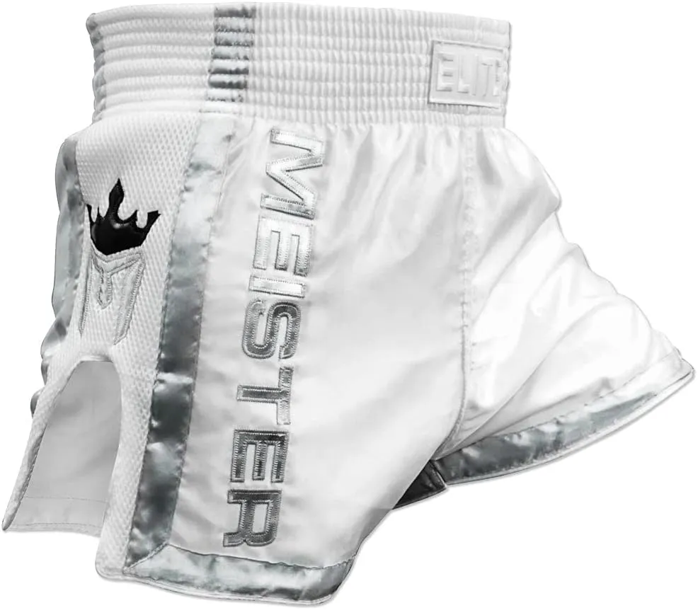 Meister ELITE Muay Thai Shorts - Fully Elasticated Waist w/Mesh