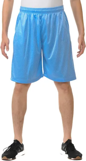 Men Mesh Shorts with Pockets Sizes S-5XL