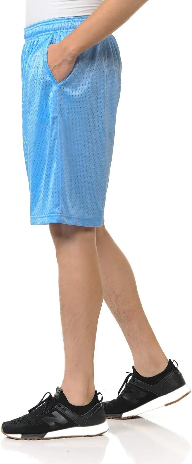 Men Mesh Shorts with Pockets Sizes S-5XL