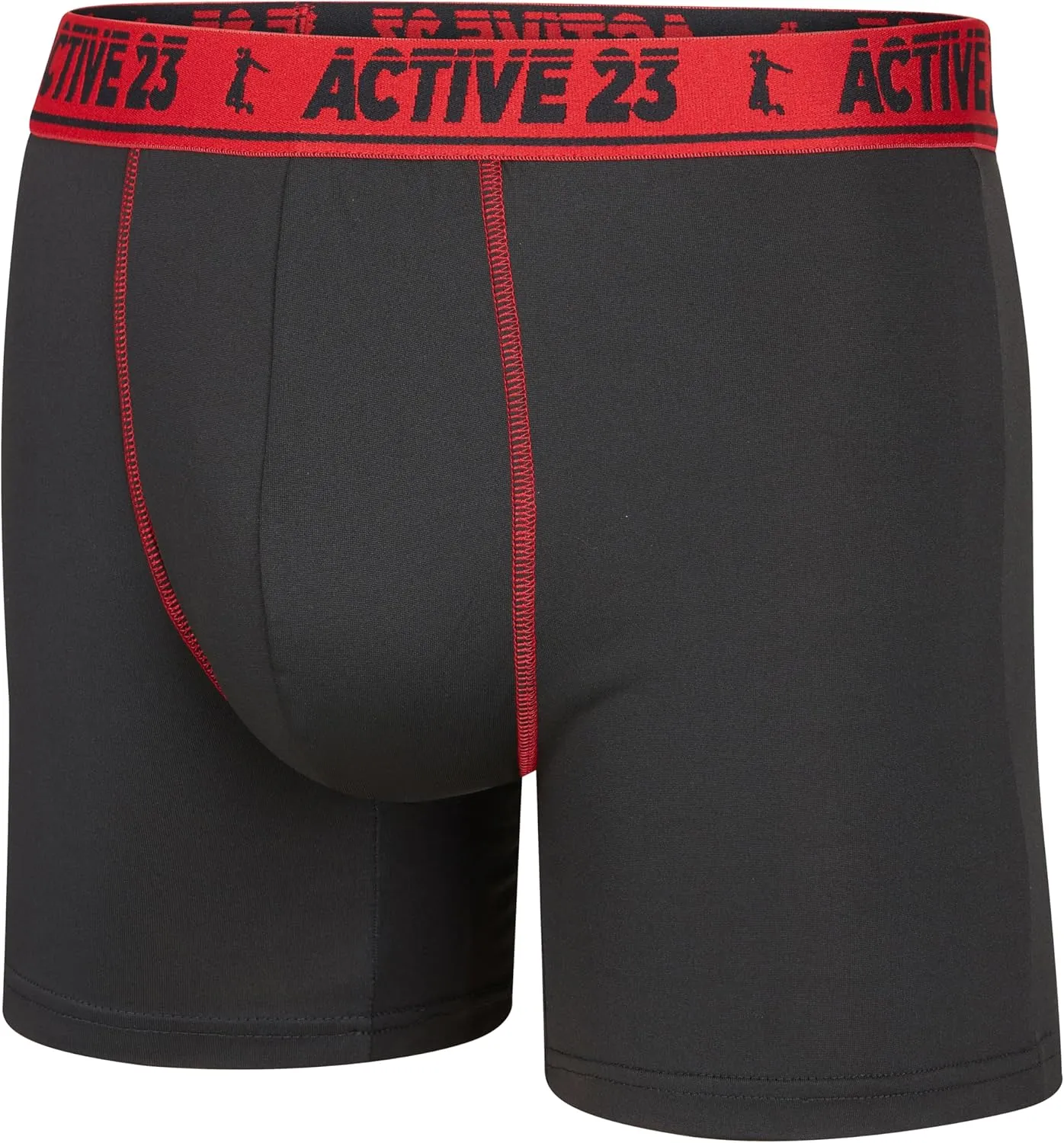 Mens 6, 8, or 10 Pack Dry Fit Performance Boxer Briefs for Men, Cooling Moisture Wicking Athletic Support Underwear