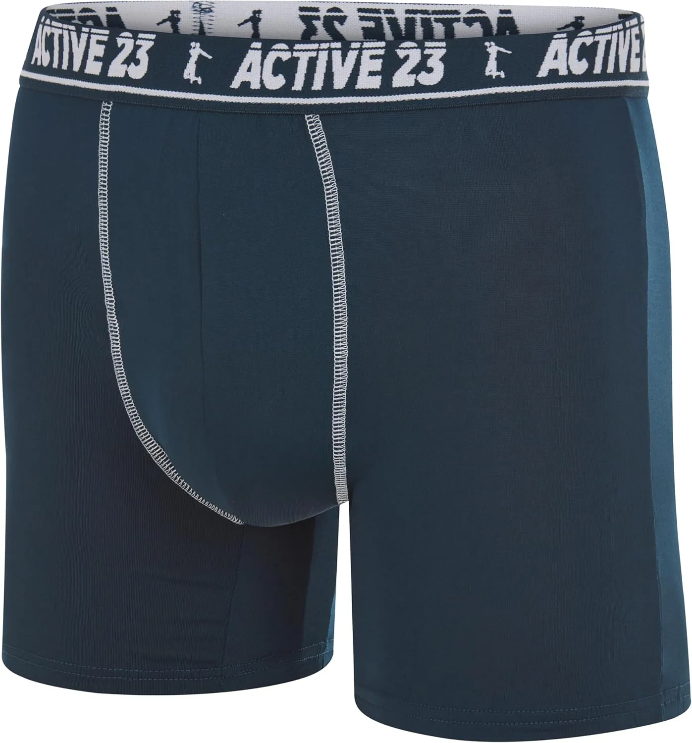 Mens 6 or 8 Pack Dry Fit Performance Boxer Briefs for Men, Cooling Moisture Wicking Athletic Support Underwear