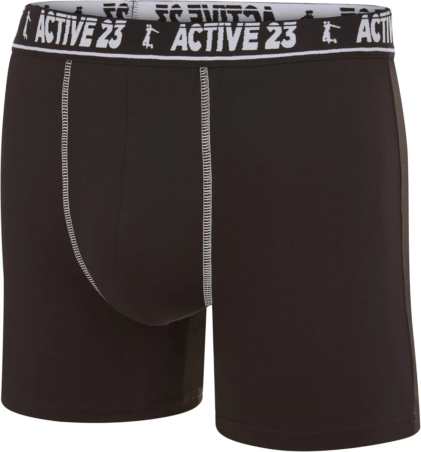 Mens 6 or 8 Pack Dry Fit Performance Boxer Briefs for Men, Cooling Moisture Wicking Athletic Support Underwear