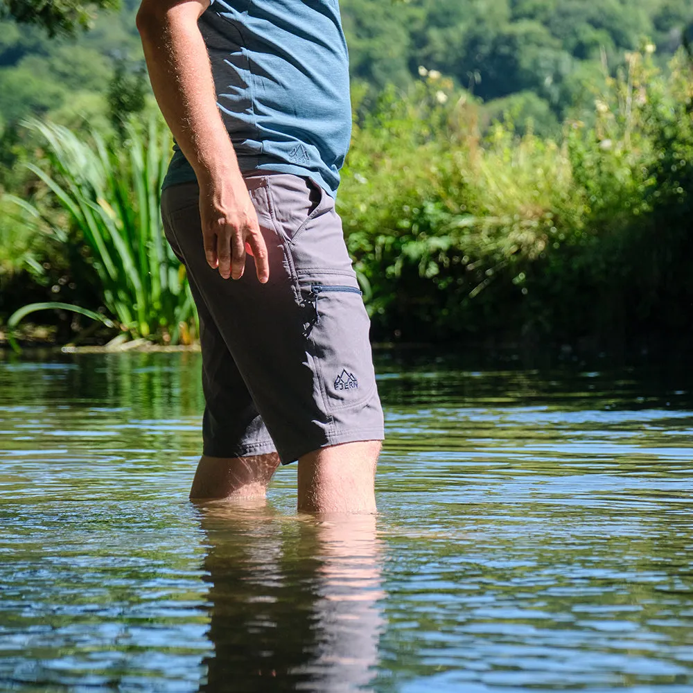 Mens Klatring Softshell Shorts (Charcoal)
