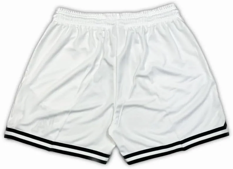 Men's Letter Graphic Los Angeles Basketball Print Workout Waist Mesh Shorts Casual Cool Track Shorts Athletic Gym Shorts