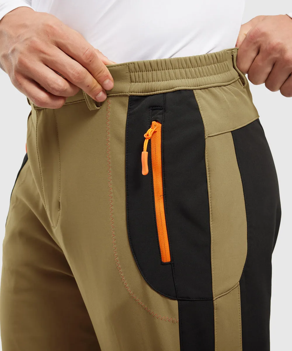 Men's Outdoor Snow Ski Water Resistant Fleece Lined Pants