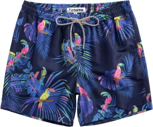 Mens Swim Trunks 5 Inch Swimming Shorts with Mesh Lining Quick Dry Bathing Suits for Men Swimwear