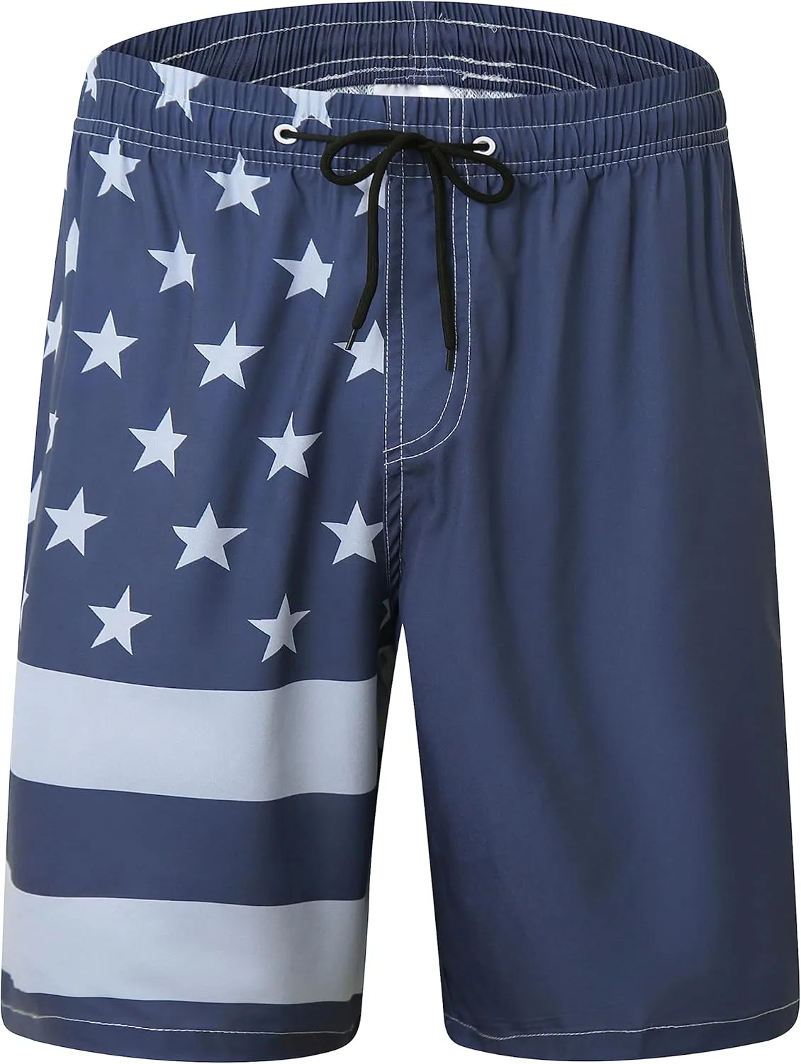 Mens Swim Trunks Quick Dry Board Shorts with Mesh Lining, Breathable Surf Beach Shorts Swimwear Bathing Suits