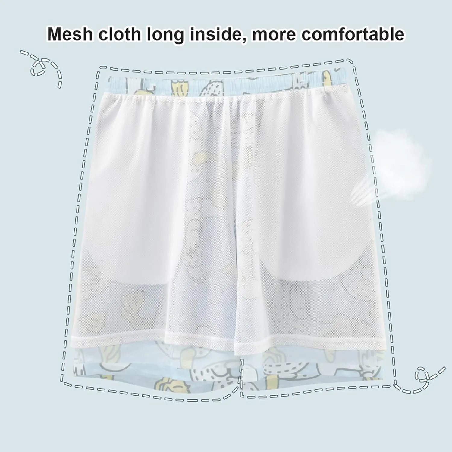 Men's Swim Trunks Quick Dry Swimming Shorts with Mesh Lining Hand Drawn Garbage Trucks Swimsuit Trunks
