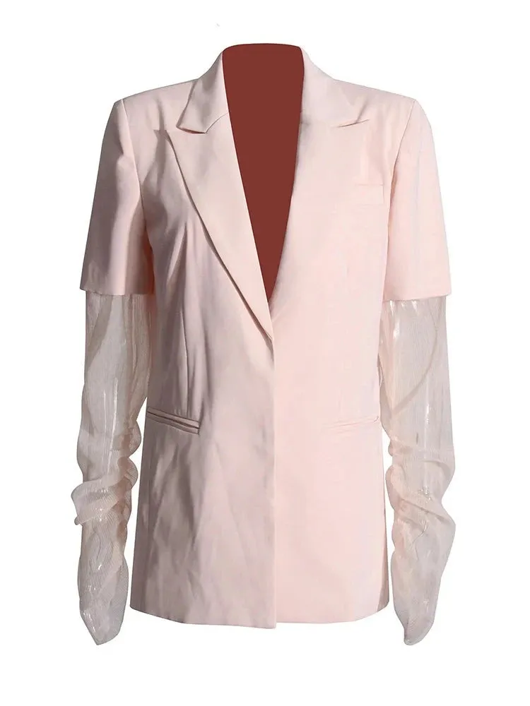 Mesh Blazer