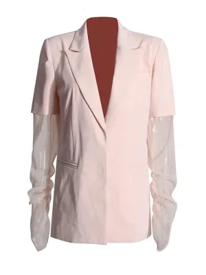 Mesh Blazer