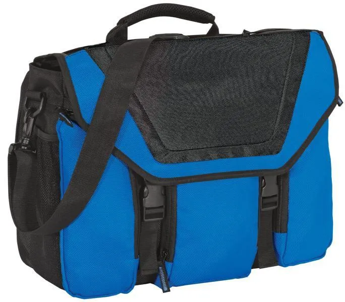 Messenger Bag Briefcase with 17 in Laptop Sleeve