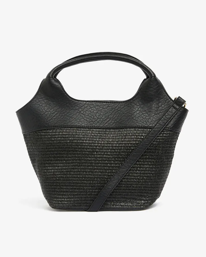 Miller Tote Bag - Black Weave