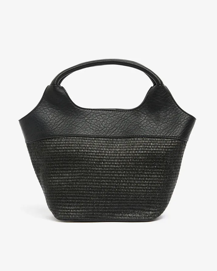 Miller Tote Bag - Black Weave