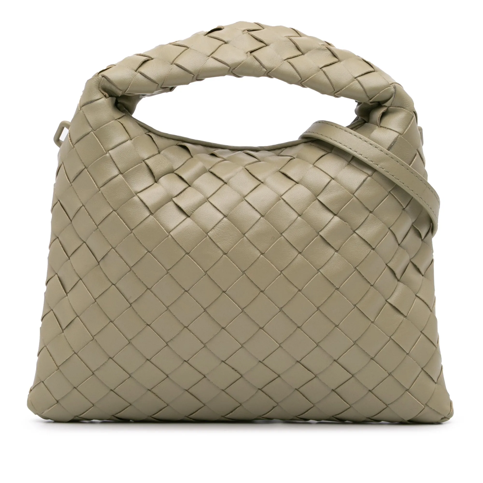 Mini Calfskin Intrecciato Hop Satchel