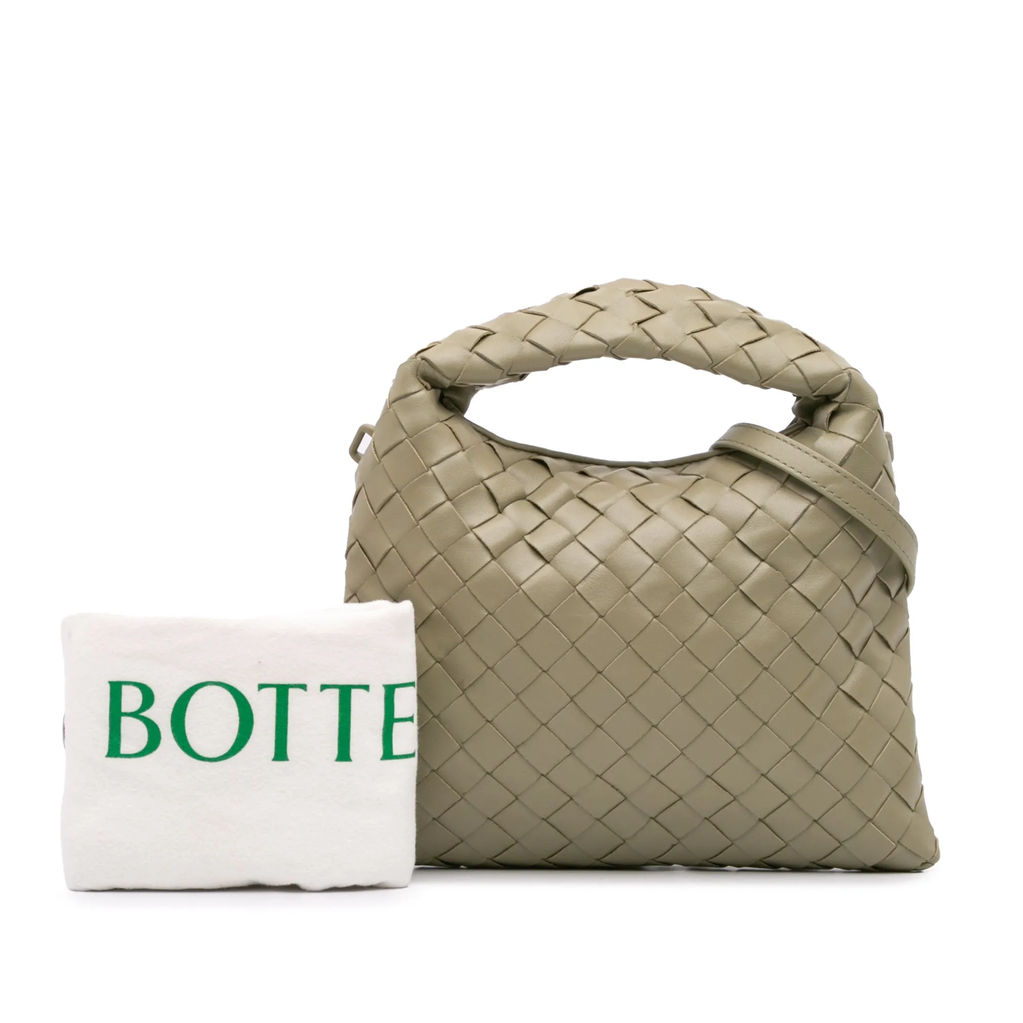 Mini Calfskin Intrecciato Hop Satchel
