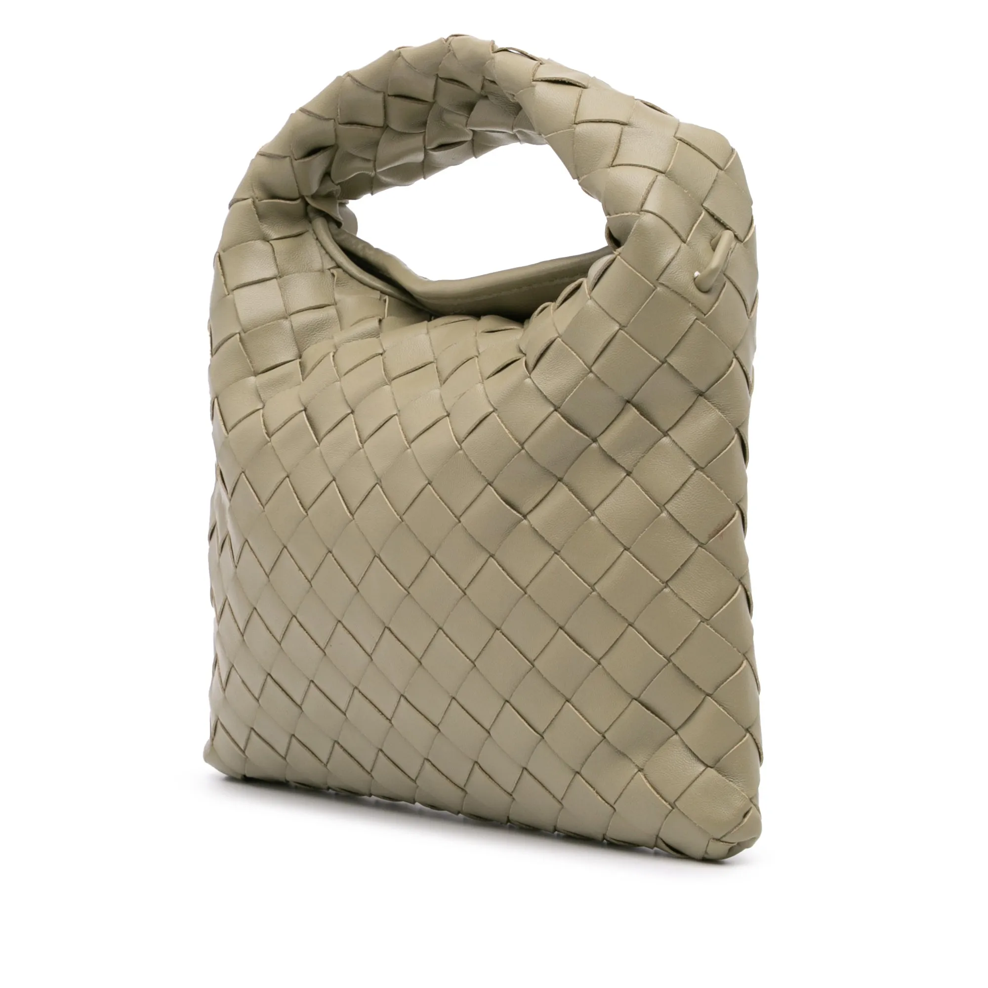 Mini Calfskin Intrecciato Hop Satchel