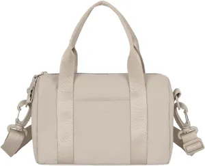 Mini Gym Bag for Women Small Sling Bag for Cute Travel Duffle Bags Workout Sport Crossbody Bag Personal Item Bags Khaki