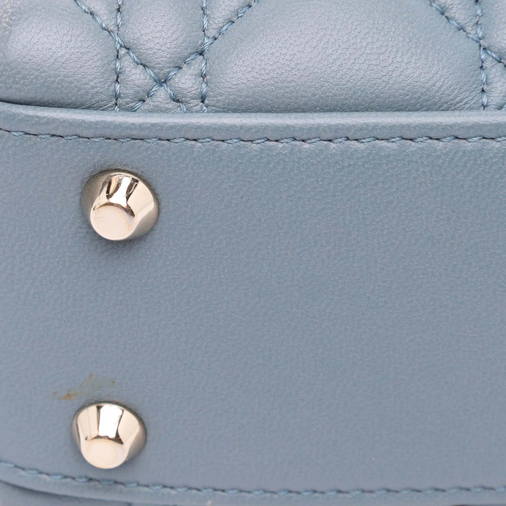Mini Lambskin Cannage Lady Dior