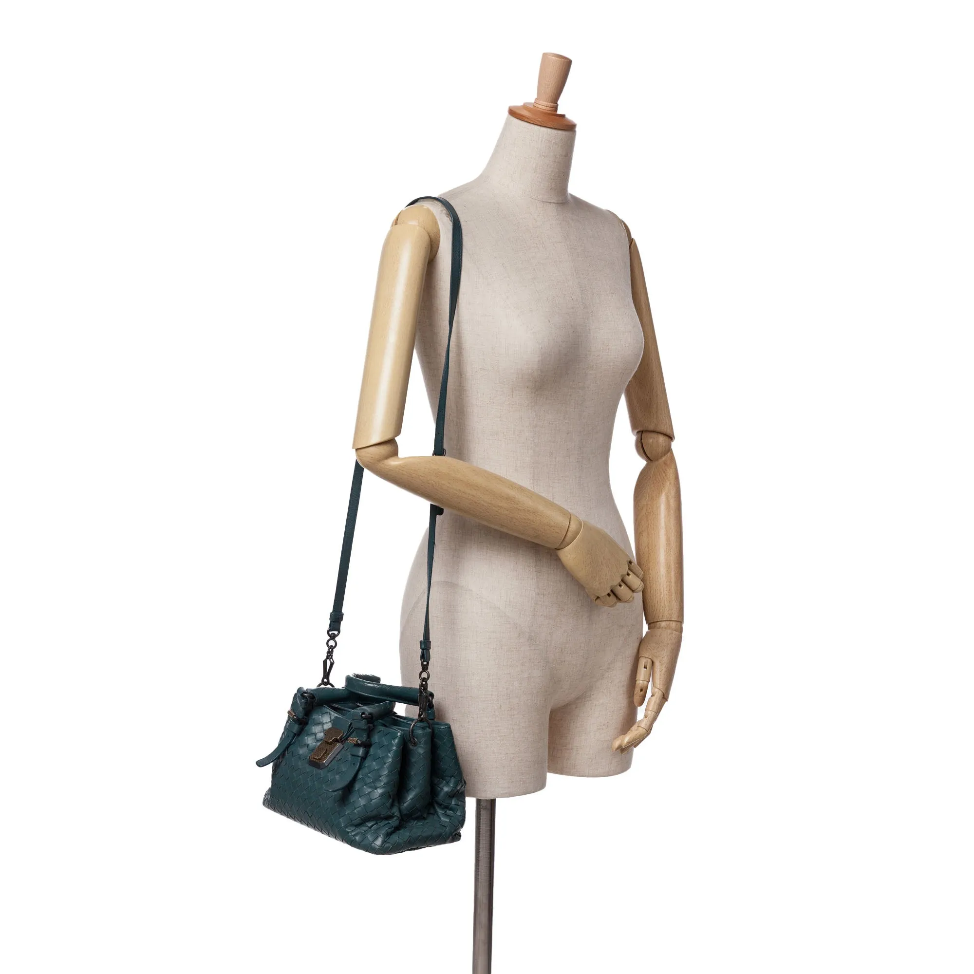 Mini Nappa Intrecciato Roma Satchel