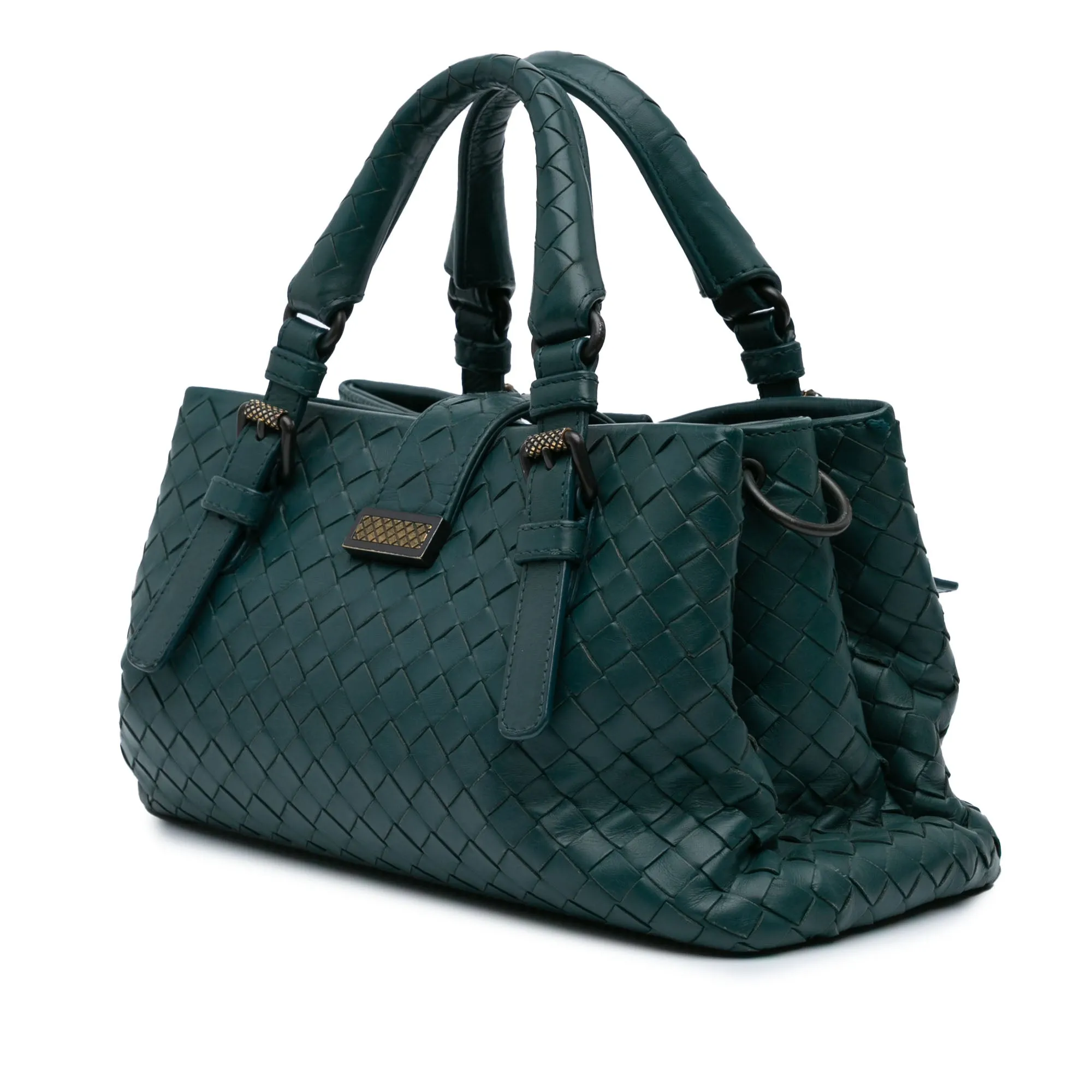 Mini Nappa Intrecciato Roma Satchel