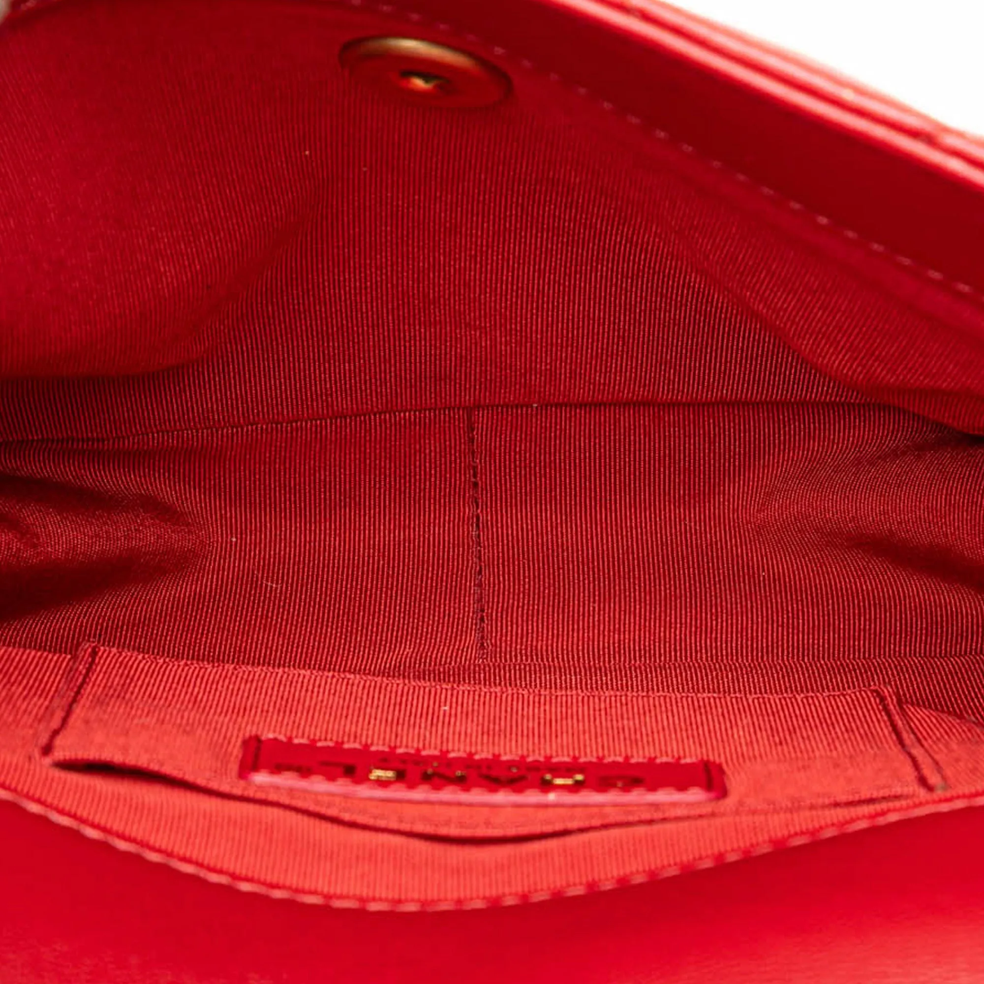 Mini Quilted Lambskin Soft Square Flap