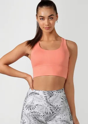 Minimal Long Line Racer Sports Bra
