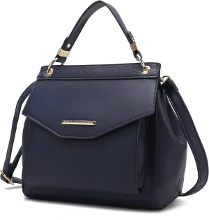 MKF Collection Satchel Convertible Handbag, Women’s Backpack, Satchel & Crossbody 3-in-1 Top-Handle Purse
