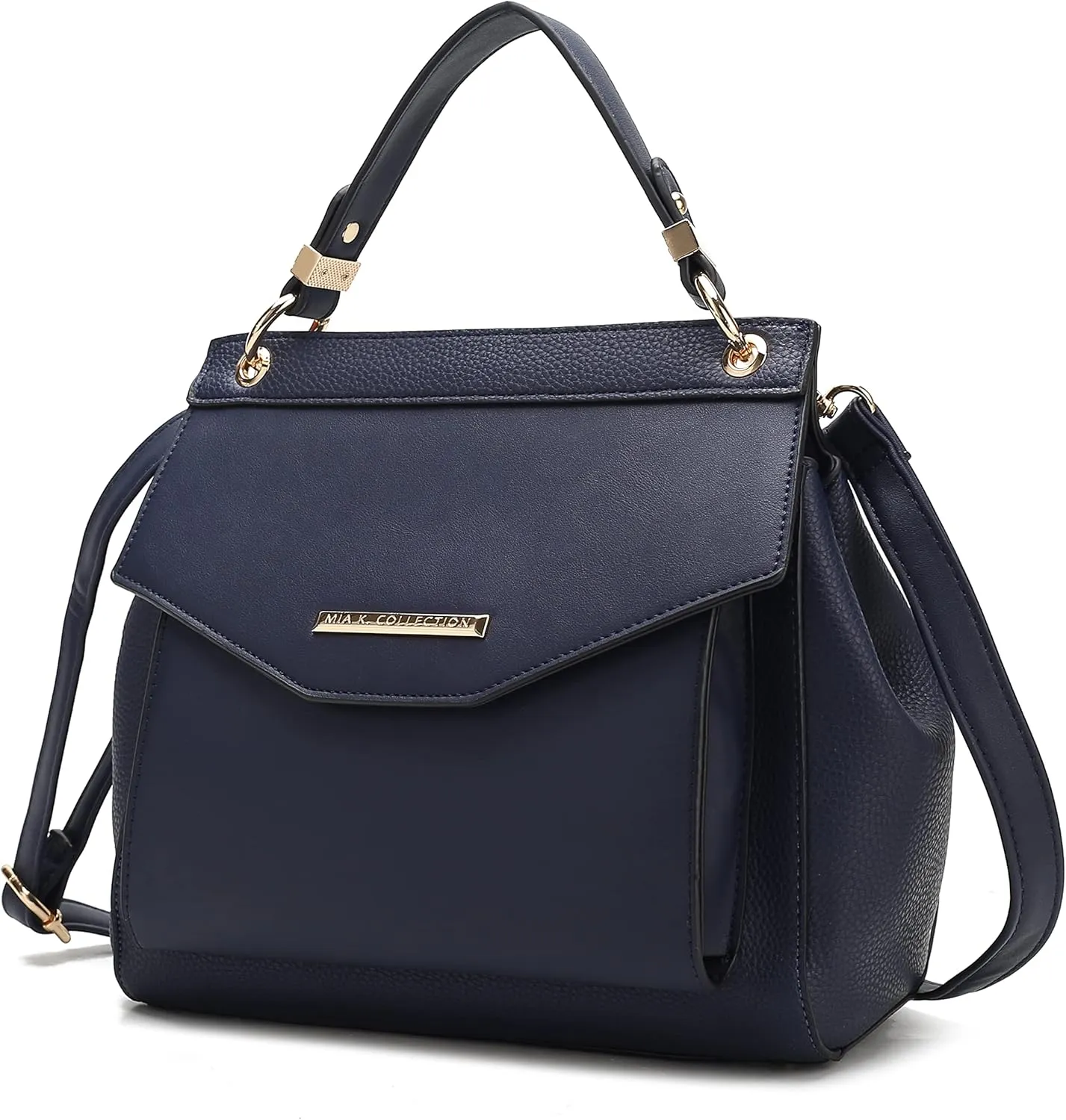 MKF Collection Satchel Convertible Handbag, Women’s Backpack, Satchel & Crossbody 3-in-1 Top-Handle Purse