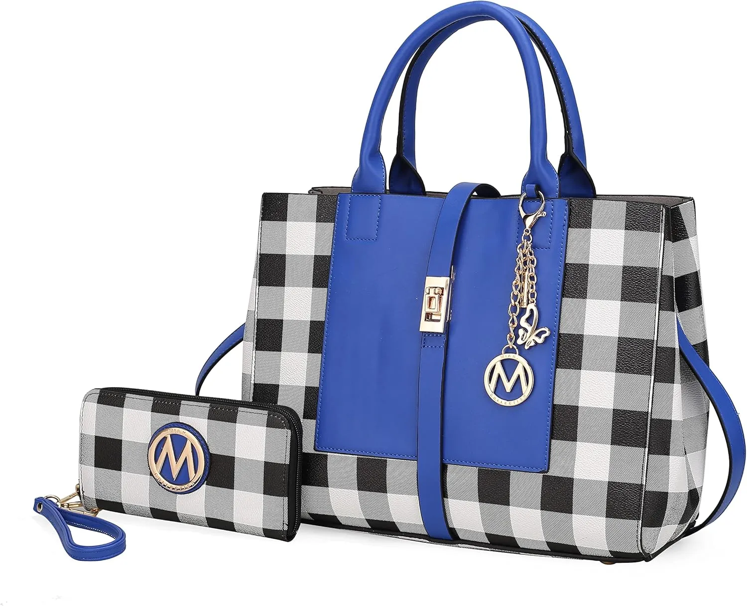MKF Collection Women's Tote Bag with Wristlet Wallet, Vegan Leather Satchel Handbag by Mia K