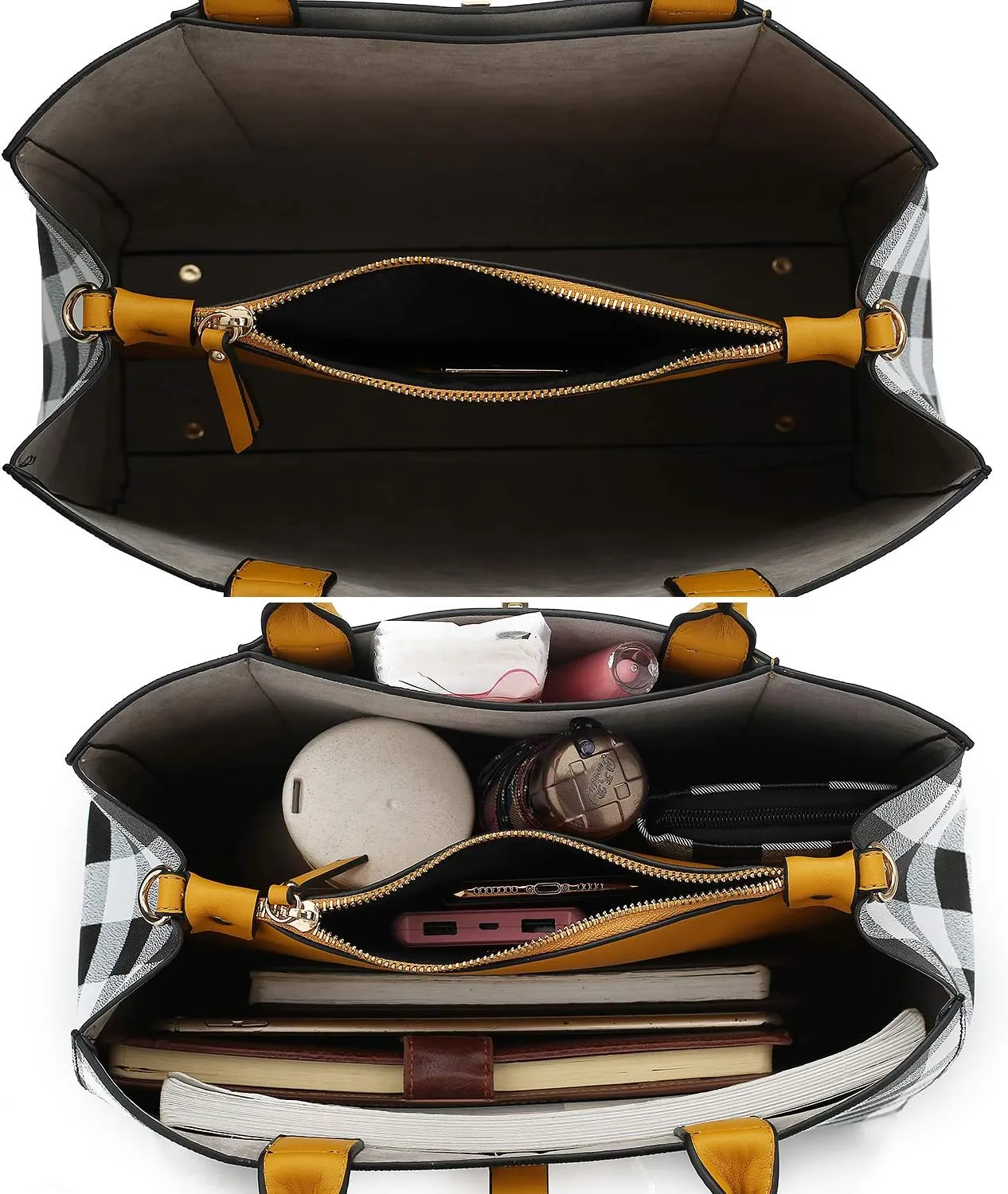 MKF Collection Women's Tote Bag with Wristlet Wallet, Vegan Leather Satchel Handbag by Mia K