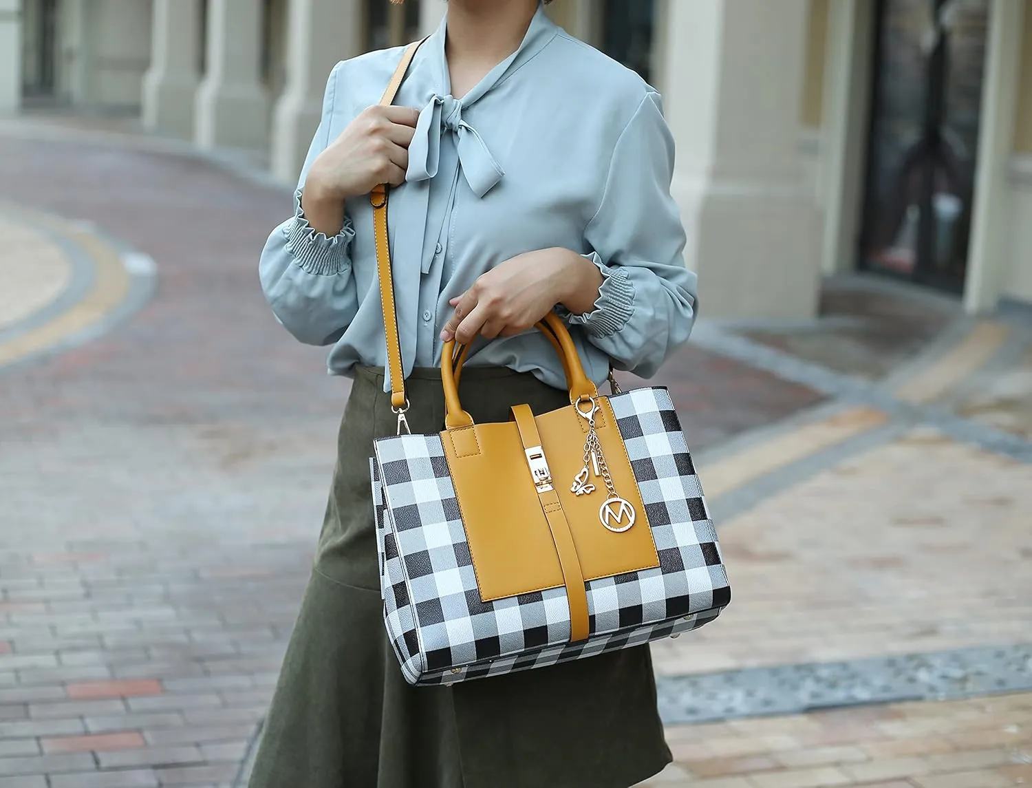 MKF Collection Women's Tote Bag with Wristlet Wallet, Vegan Leather Satchel Handbag by Mia K