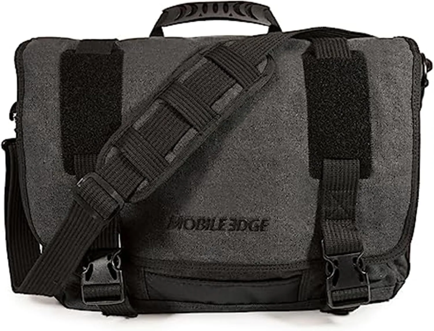 Mobile Edge Laptop Eco Messenger Eco-Friendly, 17.3 Inch Cotton Canvas, Charcoal for Men, Women, Business, MECME5, Ash